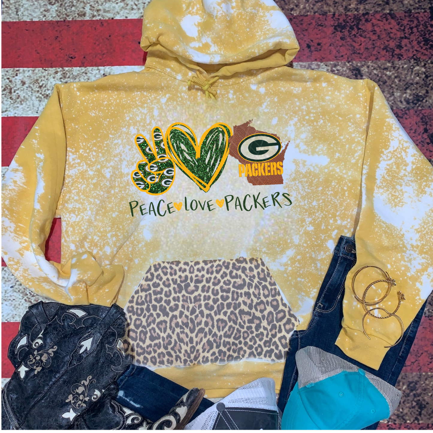GB Packers - Peace Love Packers