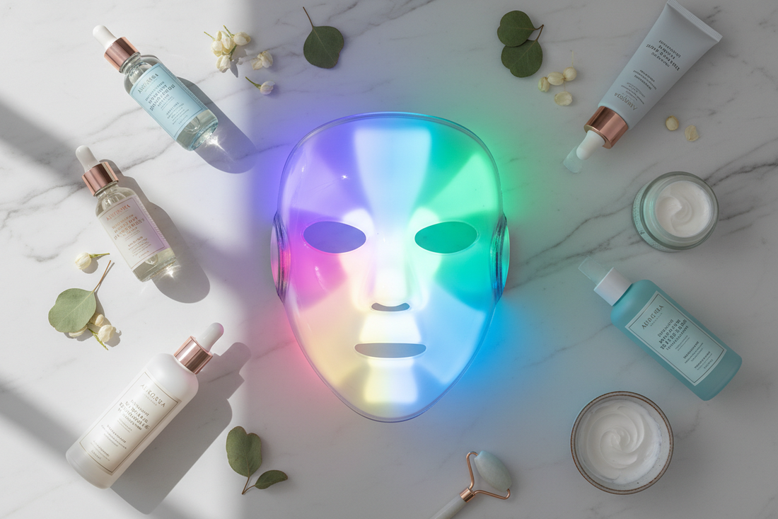 7-in-1 LED Light Therapy Face Mask: Benefits, Results & How It Works - Mayu’s Marketplace