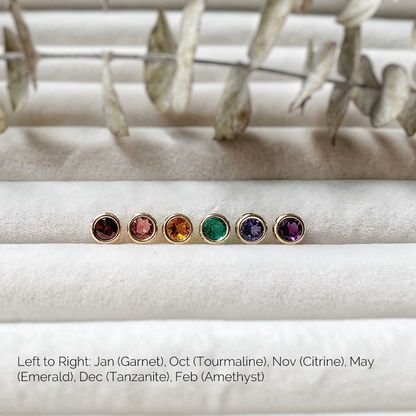 Birthstone Solitaire Necklace - Mayu’s Marketplace