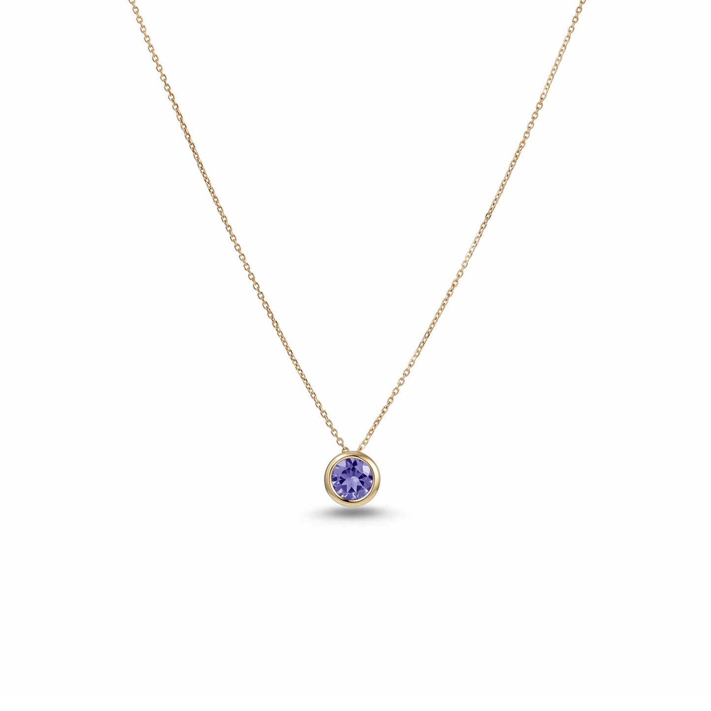 Birthstone Solitaire Necklace - Mayu’s Marketplace