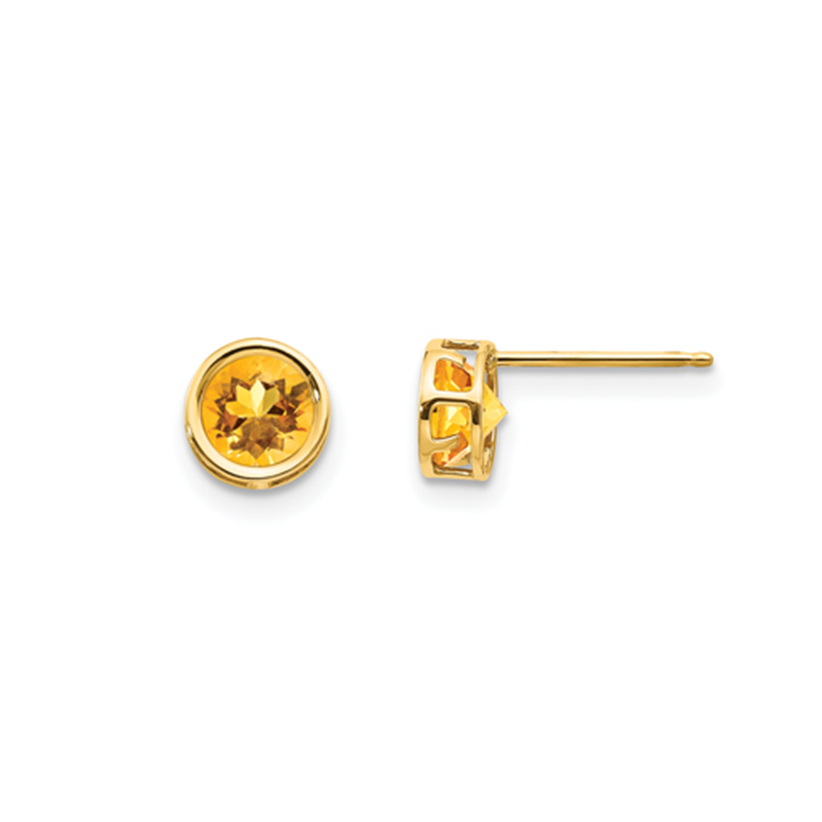 Birthstone Solitaire Studs - Mayu’s Marketplace