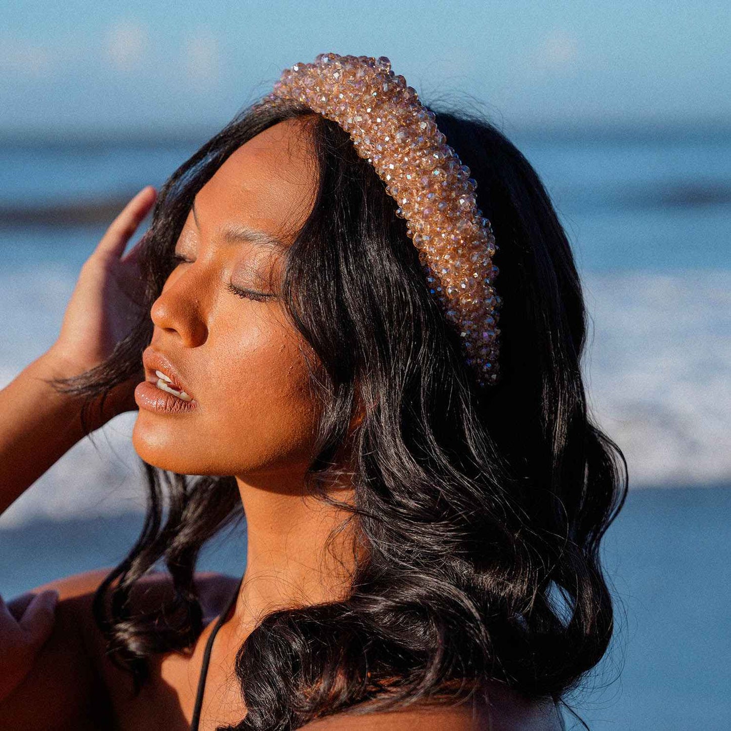 CROWN Glass Headband