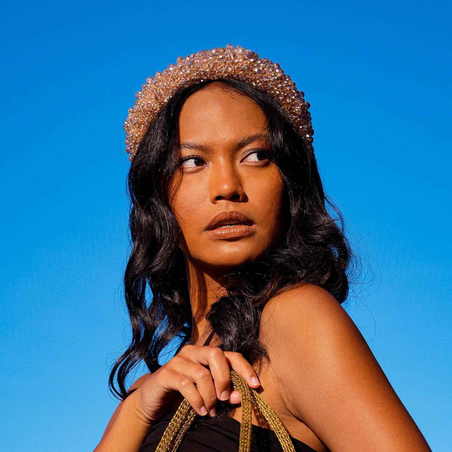 CROWN Glass Headband