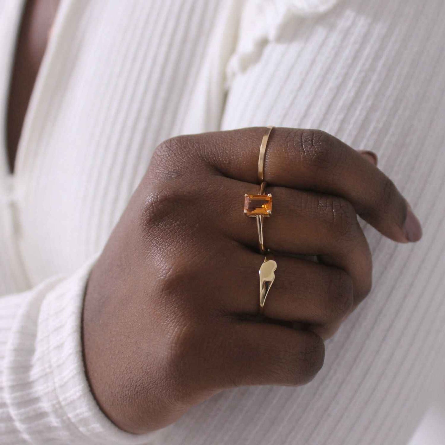 14KT Gold Flat Band Ring