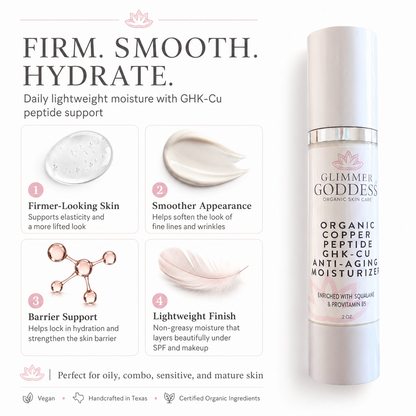 Organic Copper Peptide Moisturizer – Firming & Smoothing
