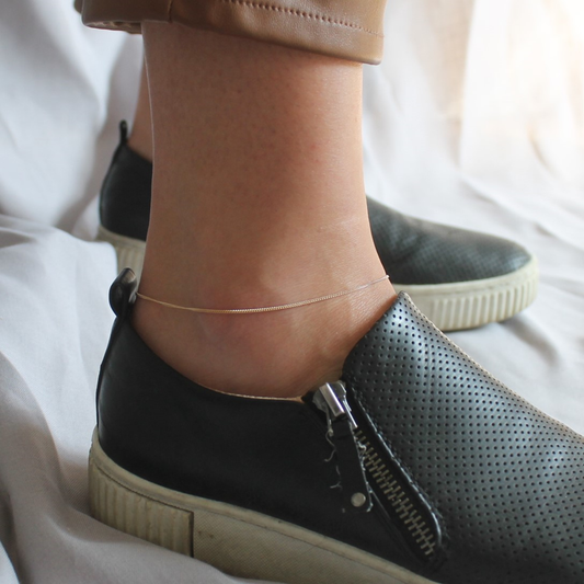 Curb Chain Anklet - Mayu’s Marketplace