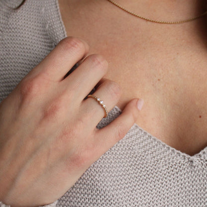 Forever Diamond Beaded Ring - Mayu’s Marketplace