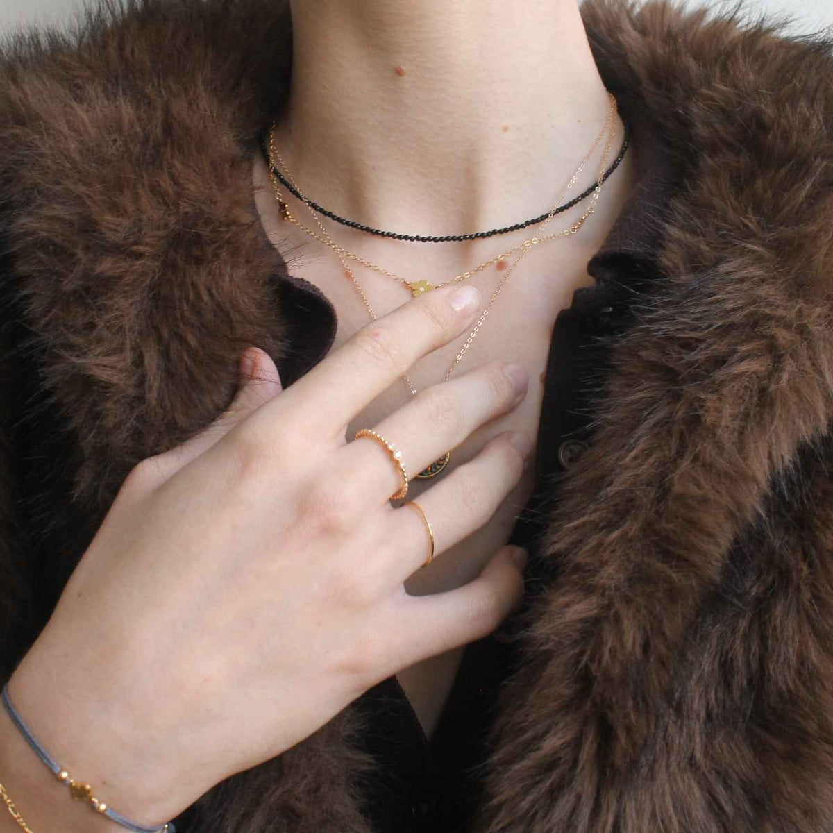 Forever Diamond Beaded Ring