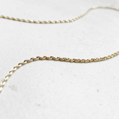 Elegant French Rope Chain Bracelet