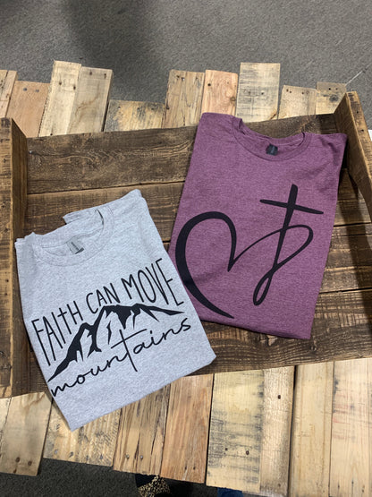 Faith Can Move Mountains - Black Ink