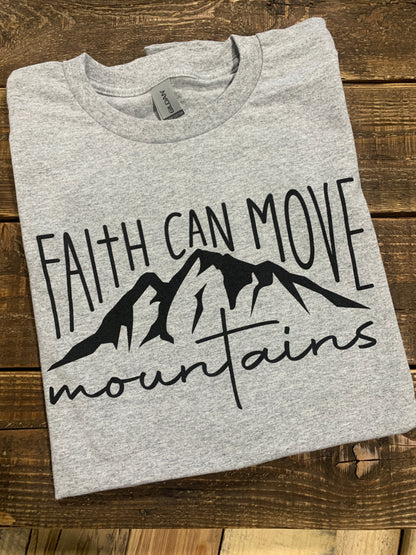 Faith Can Move Mountains - Black Ink