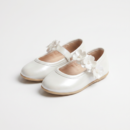 Pearl Petals Girls Formal Shoes