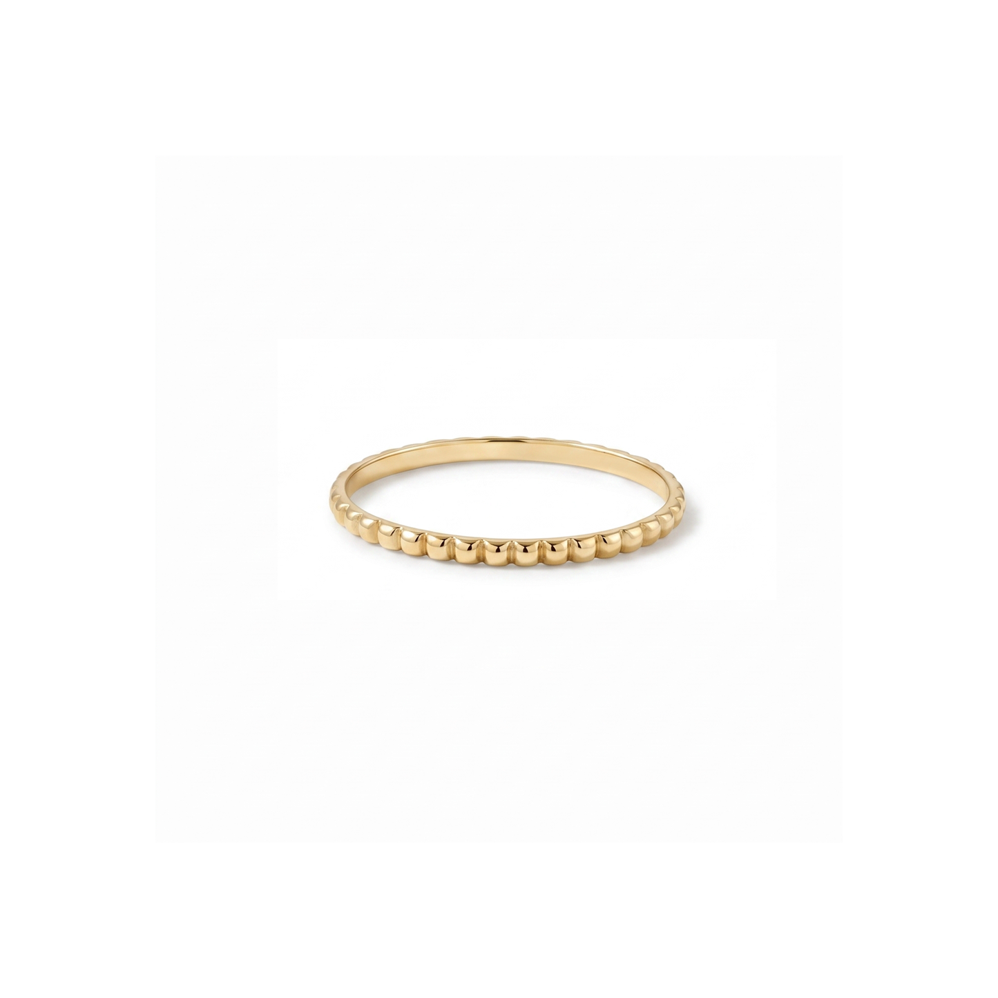 14KT Gold Lined Eternity Ring - Mayu’s Marketplace