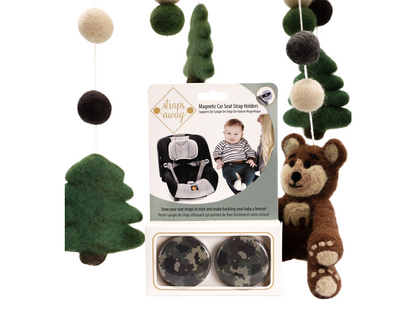 Magnetic Car Seat Strap Holders