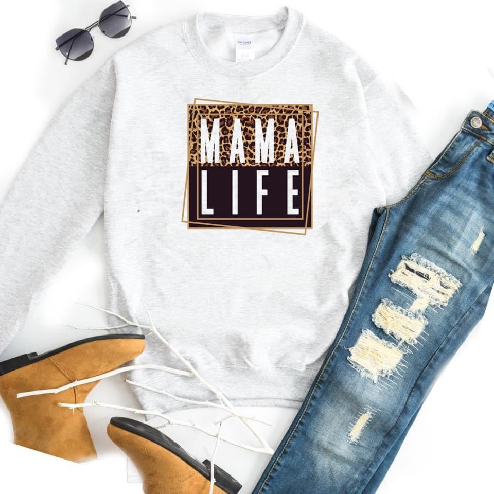 Mama Life - w/ Leopard & Square Box