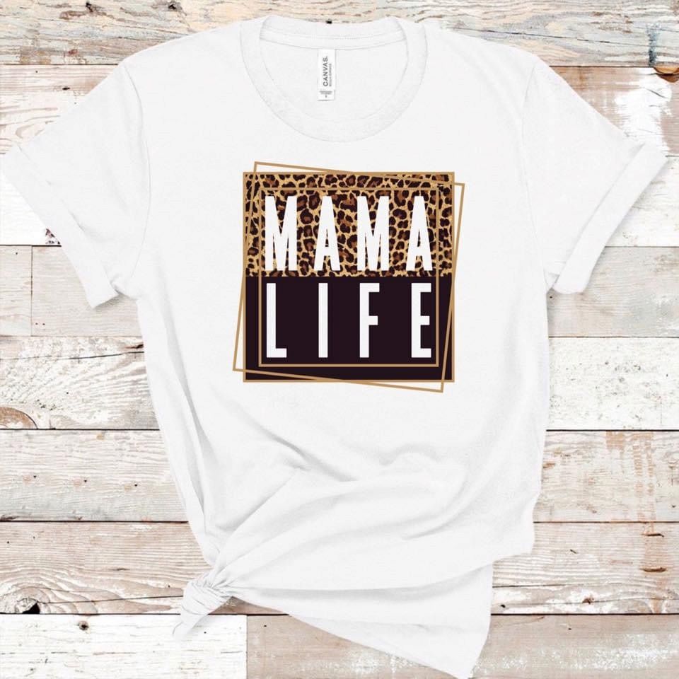Mama Life - w/ Leopard & Square Box