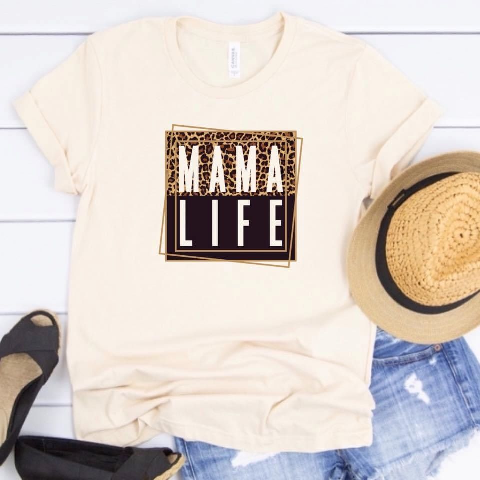 Mama Life - w/ Leopard & Square Box